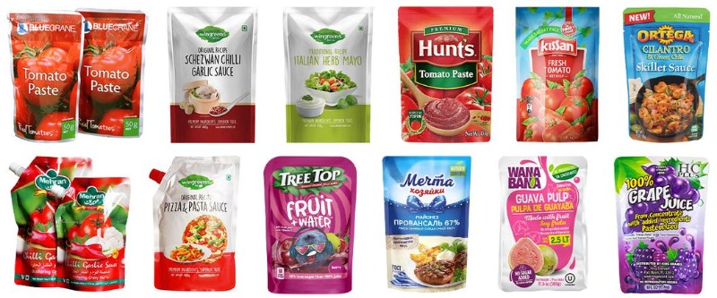 Automatic Ketchup Juice Liquid Soap Rotary Pouch Doypack Filling and Sealing Machine