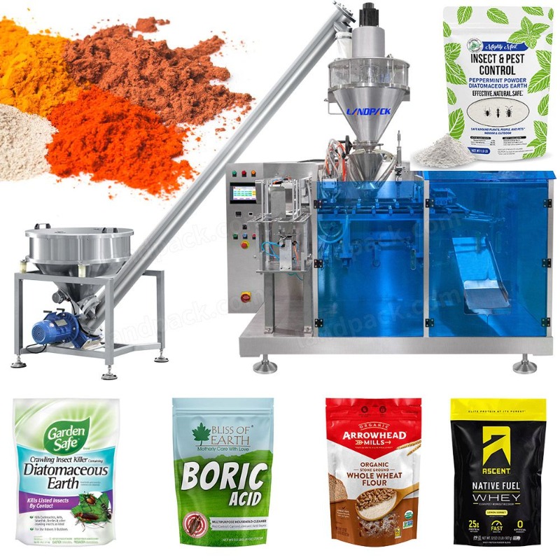 Doypack Premade Bag Pouch Powder Filling Sealing Horizontal Packing Machine