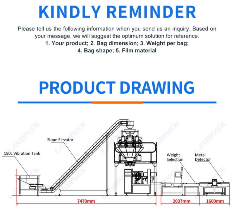 Automatic Frozen Food Rotary Premade Pouch Packing Machine