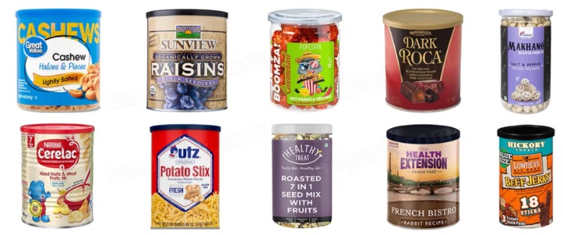 Hot Selling Sunflower Seeds Tin Can Packaging Systems Sealing Can Machine Granule Packing Line