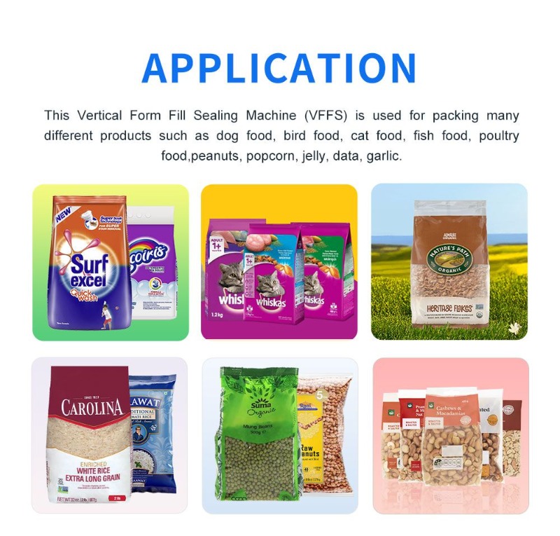 High Speed Vffs Powder Bag Pouch Packing Bagging Machine for Detergent Powder