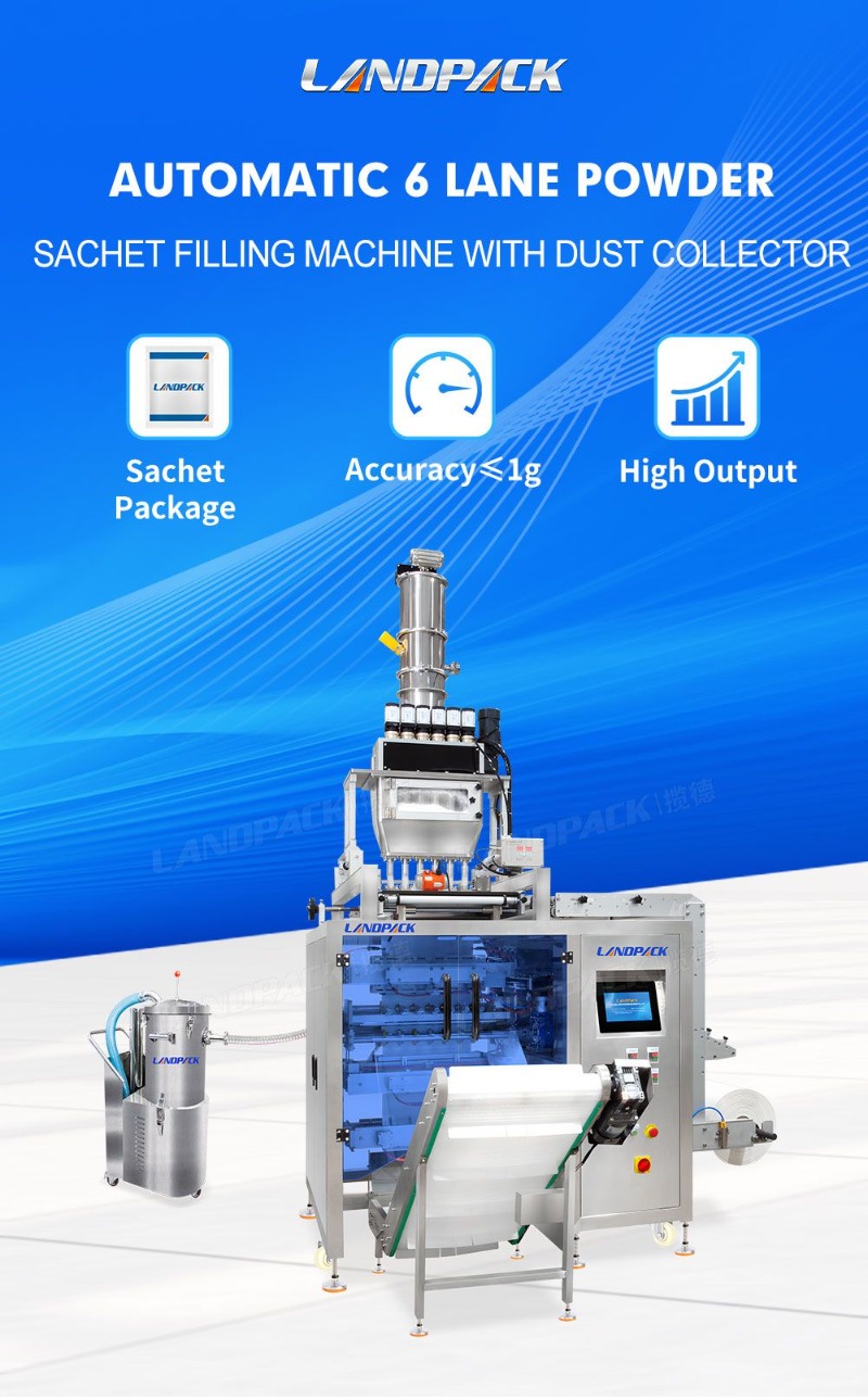 Automatic Multi Lane Chilli Curry Spice Seasoning Powder Packing Sachet Packaging Machines