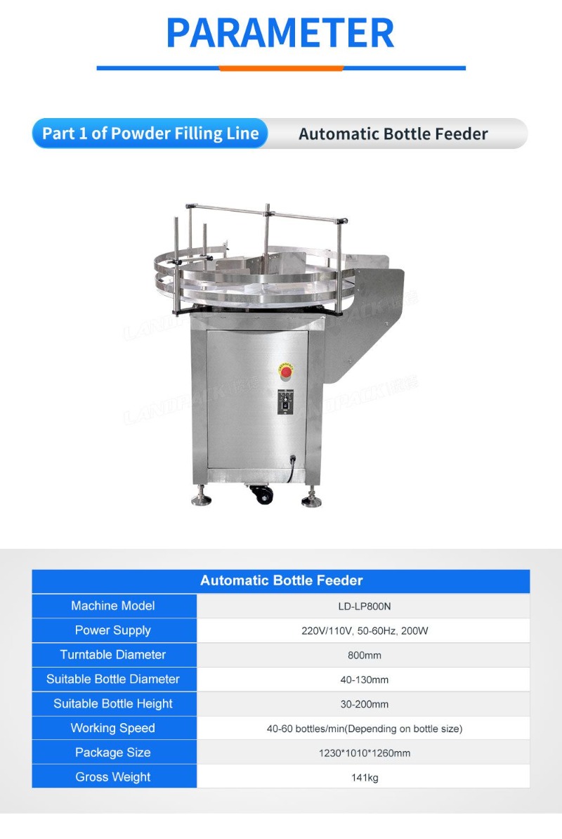 Fully Automatic Milk Powder Protein Powder Tins Cans Filling Canning Seaming Production Line