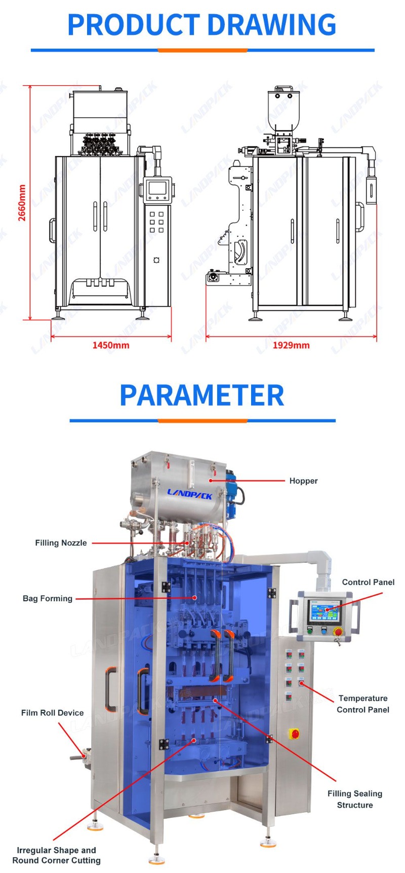 High Efficiency 3-Side Sealing Sachet Cat Strip Pet Food Paste Packing Packaging Machine