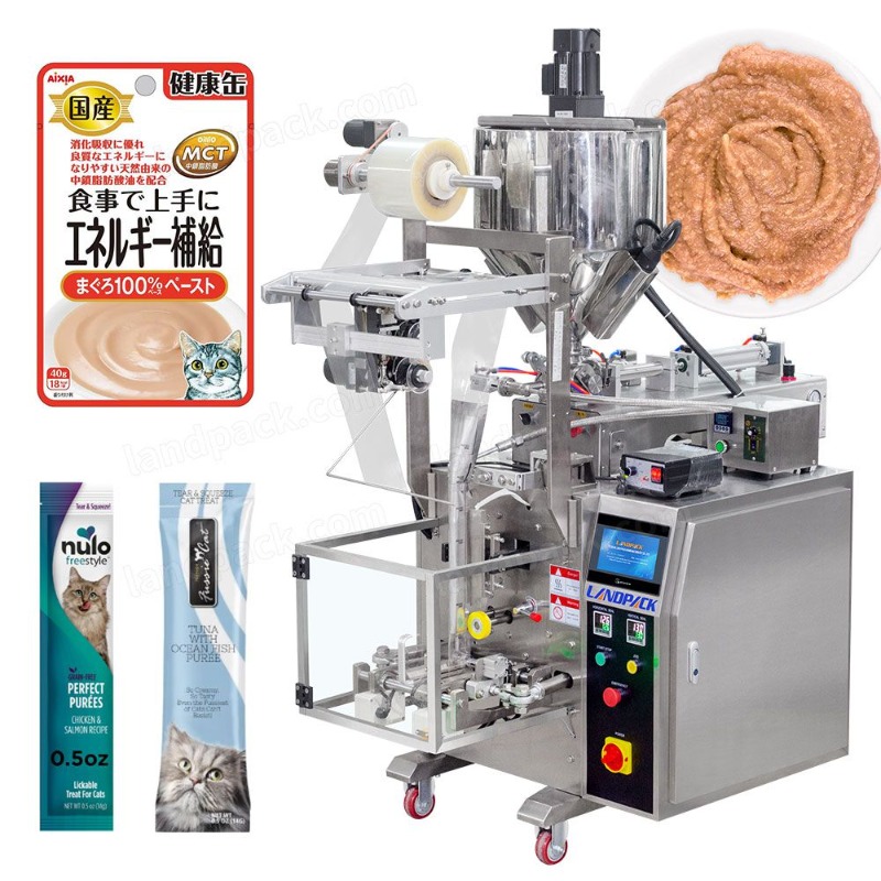 Multi-Function Pet Cat Strip Snack Food Machine Vertical Paste Packing Packaging Machine