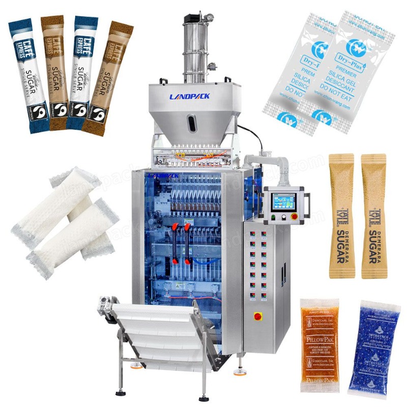 High-Speed Multi-Lane Automatic Granule Stick Sachets Packing Machine 12 Line Small Salt Sugar Packing Machine