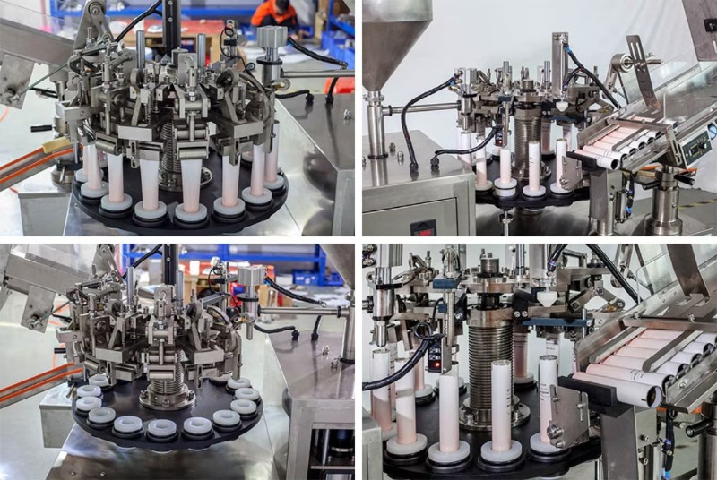 Automatic Aluminum, Plastic Soft Tubes Filling &amp; Sealing Machine for Conditioner and Cosmetic