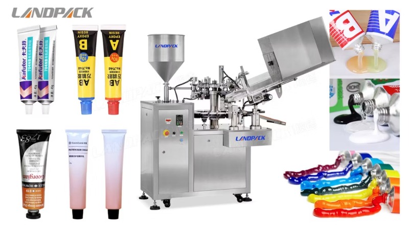 Automatic Aluminum, Plastic Soft Tubes Filling &amp; Sealing Machine for Conditioner and Cosmetic