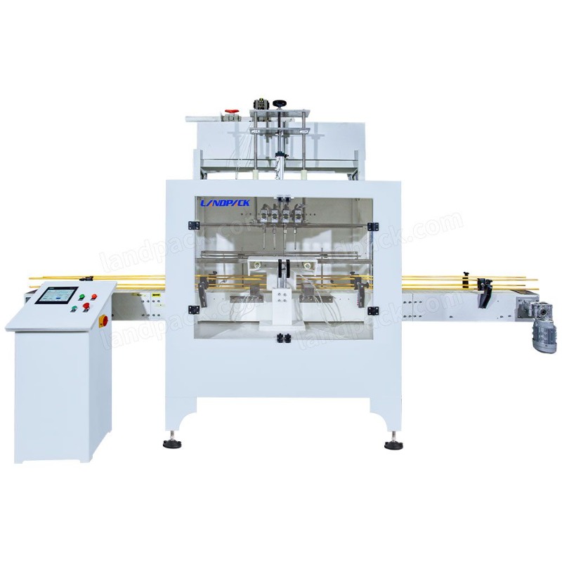 Anti-Corrosion Automatic 4 Heads Chemical Corrosive Liquid Bottle Filling Machine