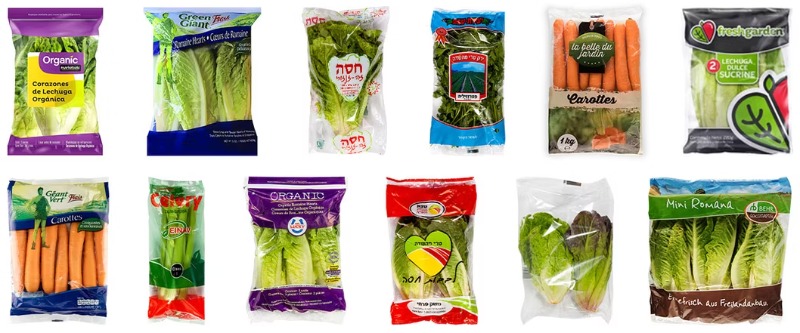 Automatic Horizontal Vegetable Lettuce Wrapping Machine