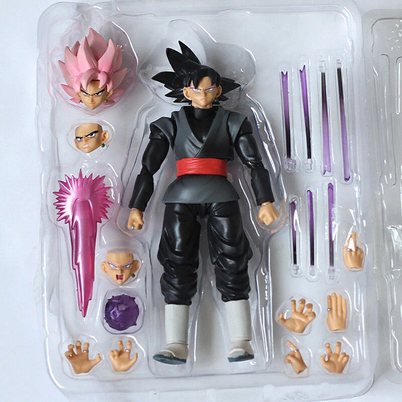 S.H.Figuarts Action Figure 6'' Goku Gokou Black Super Saiyan Rose