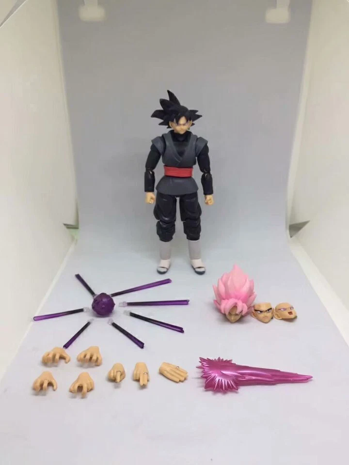 S.H.Figuarts Action Figure 6'' Goku Gokou Black Super Saiyan Rose