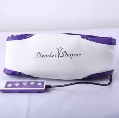 Cinturón de masaje eléctrico Slender Vshaper, quemagrasas, oscilante, adelgazante, cinturón vibratorio, moldeador de cintura esbelta con motor vibratorio, masaje de espalda._voghion.com