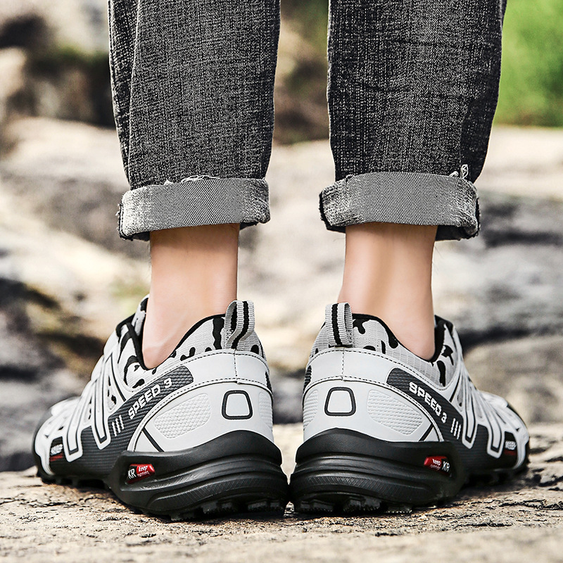 Herren Trail Running Schuhe Wasserdichte Wanderschuhe Dämpfung Outdoor Walking Sneakers All Terrain Trekking Robuste Trail_voghion.com