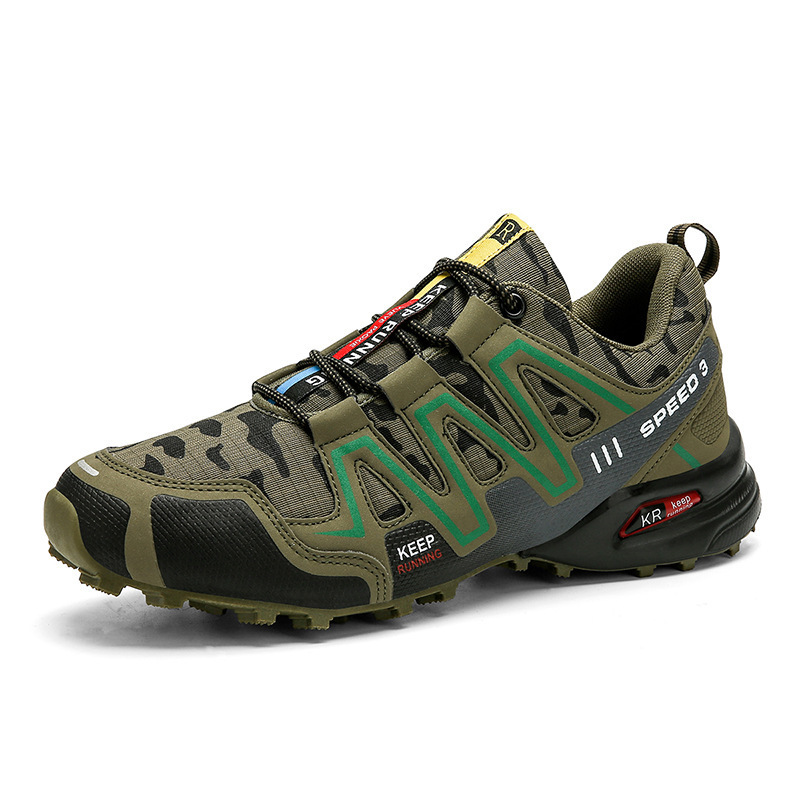 Herren Trail Running Schuhe Wasserdichte Wanderschuhe Dämpfung Outdoor Walking Sneakers All Terrain Trekking Robuste Trail_voghion.com
