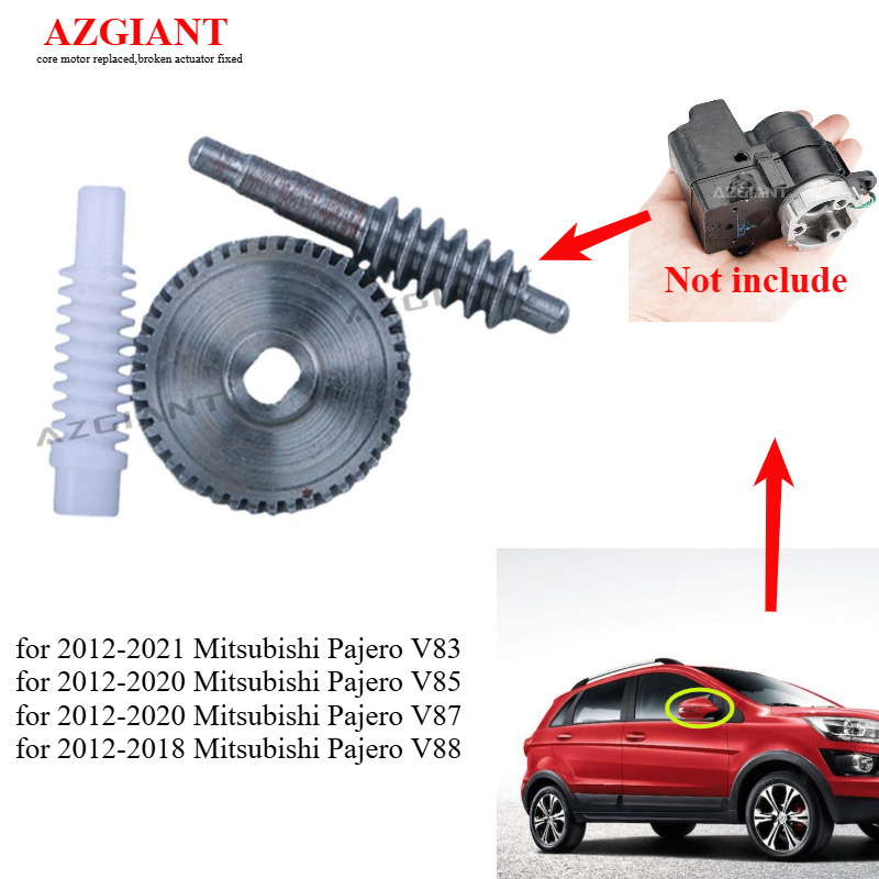 New SIDE MIRROR FOLDING MOTOR Gear for Mitsubishi Pajero V83/V85