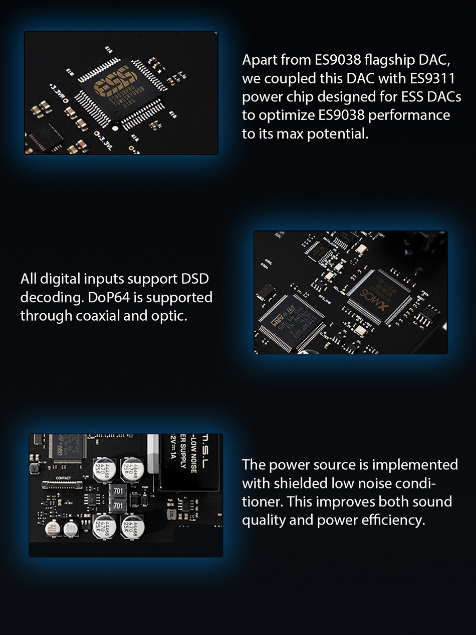 S.M.S.L SU9 ES9038PRO Digital to Analog Convertor (DAC)