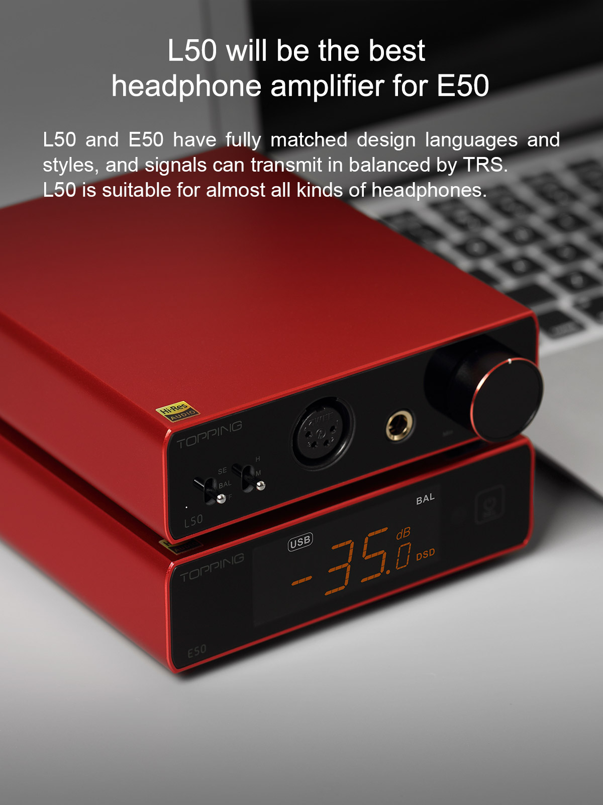 TOPPING E50 ES9068AS Digital to Analog Convertor (DAC)