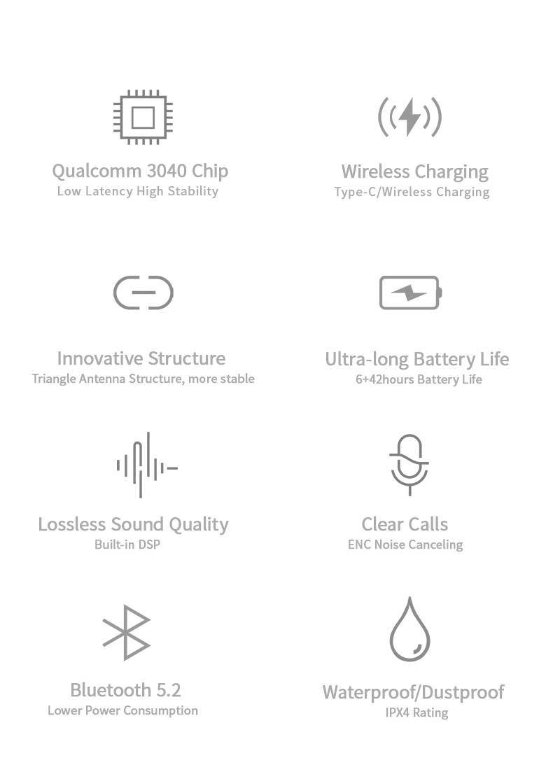 Tanchjim Echo Tws True Wireless 10mm Beryllium Plated Dome Flexible S