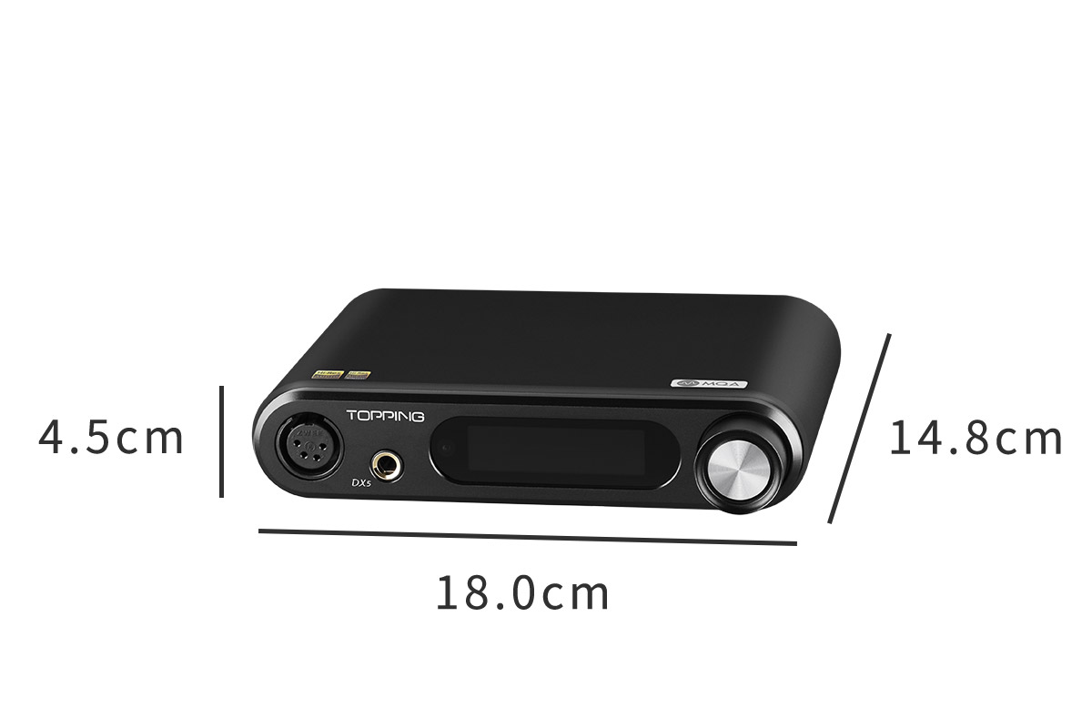 TOPPING DX5 DAC Dual ES9068AS Desktop DAC & Headphone Amplifier