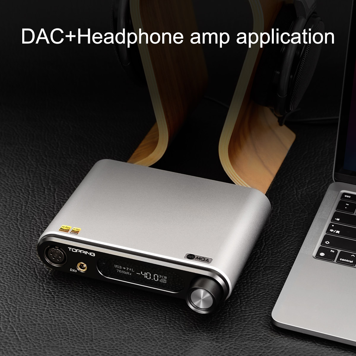 TOPPING DX5 DAC Dual ES9068AS Desktop DAC & Headphone Amplifier