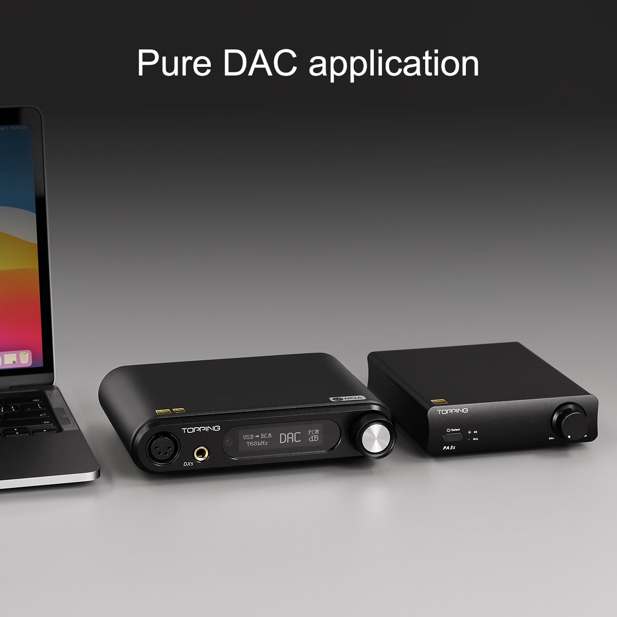 TOPPING DX5 DAC Dual ESAS Desktop DAC & Headphone Amplifier