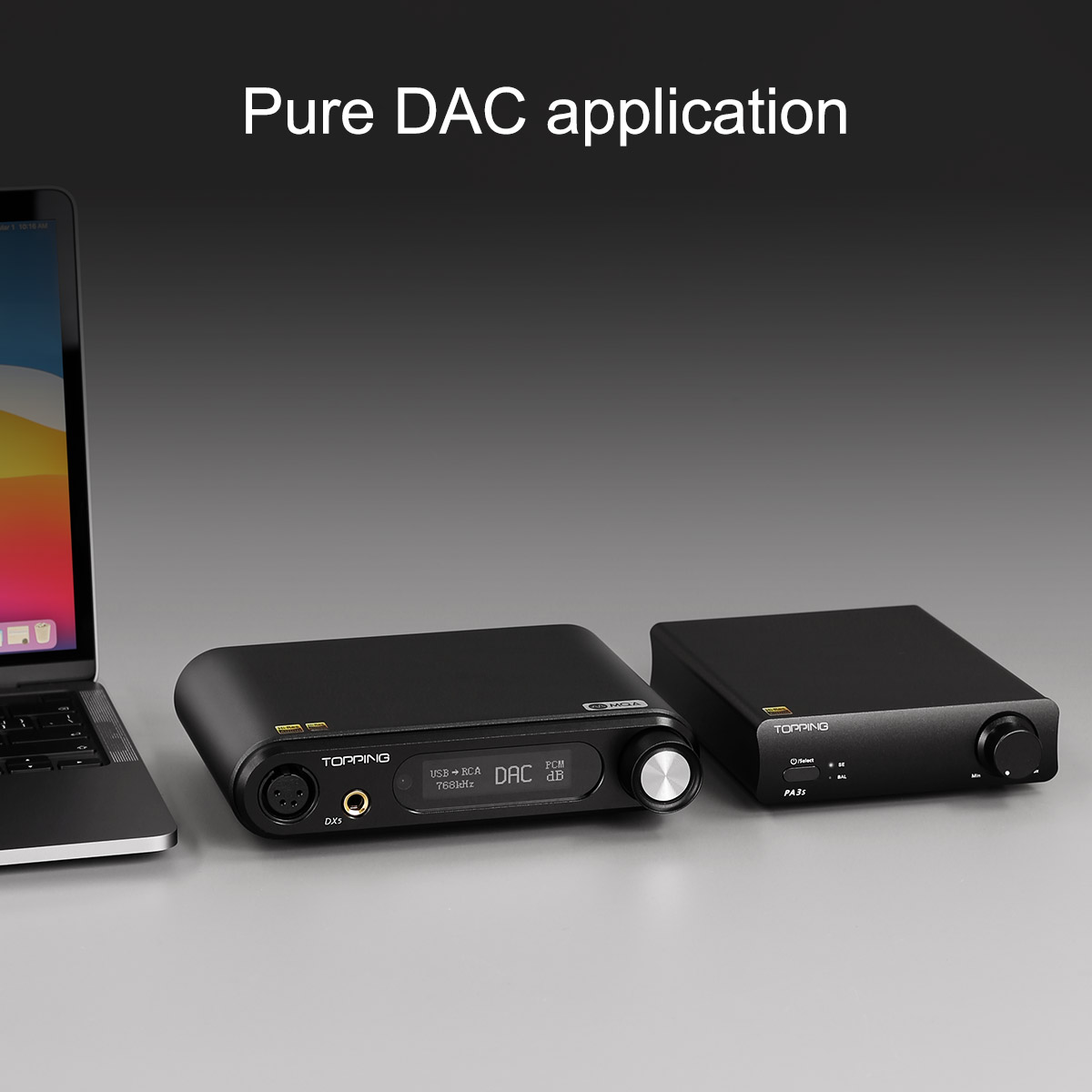 TOPPING DX5 DAC Dual ES9068AS Desktop DAC & Headphone Amplifier