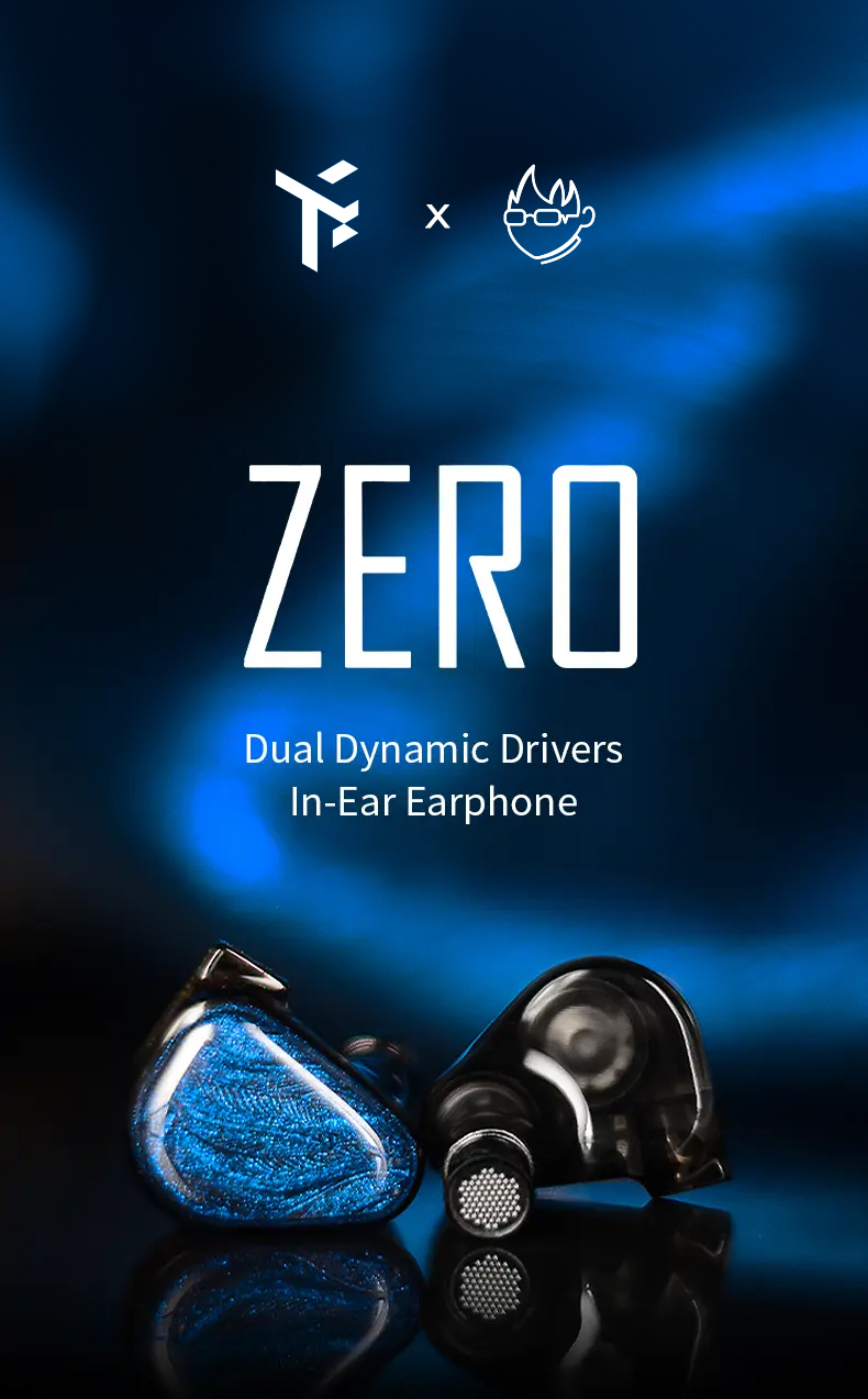 TRUTHEAR x Crinacle Zero Earphone Dual Dynamic Drivers in-Ear Earphone(Zero)
