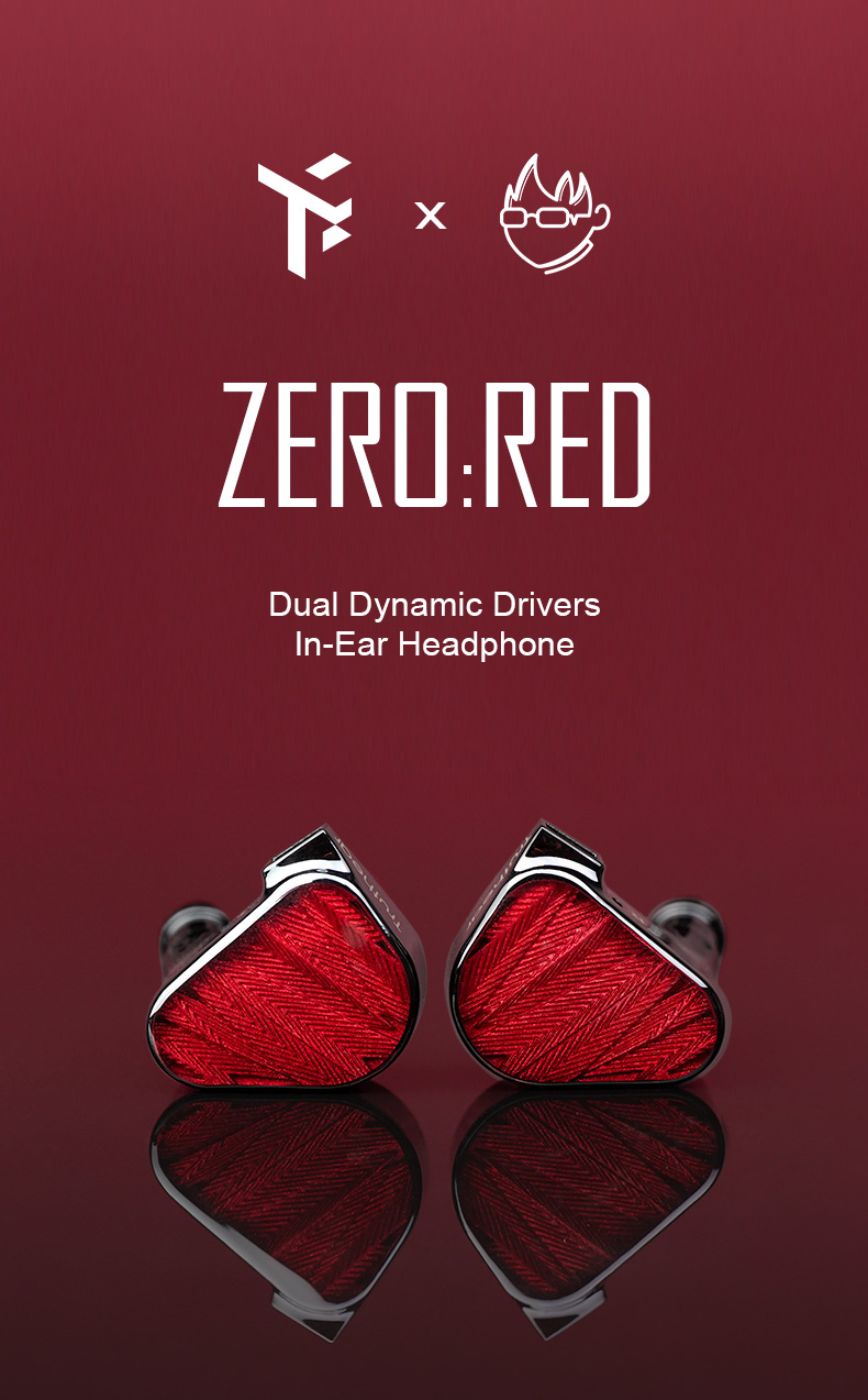 Fanmusic TRUTHEAR x Crinacle Zero:RED Dual Dynamic Drivers in Ear Headphone  with 0.78 2Pin Cable : : Electronics