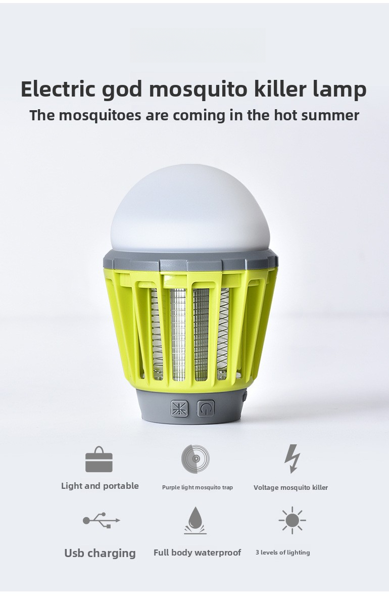 Outdoor Household Waterproof Lighting Ambient Camping Light Camping Mosquito Repellent And Mosquito Killer Canopy Hanging Horse Lamp Tent Stall Light_voghion.com