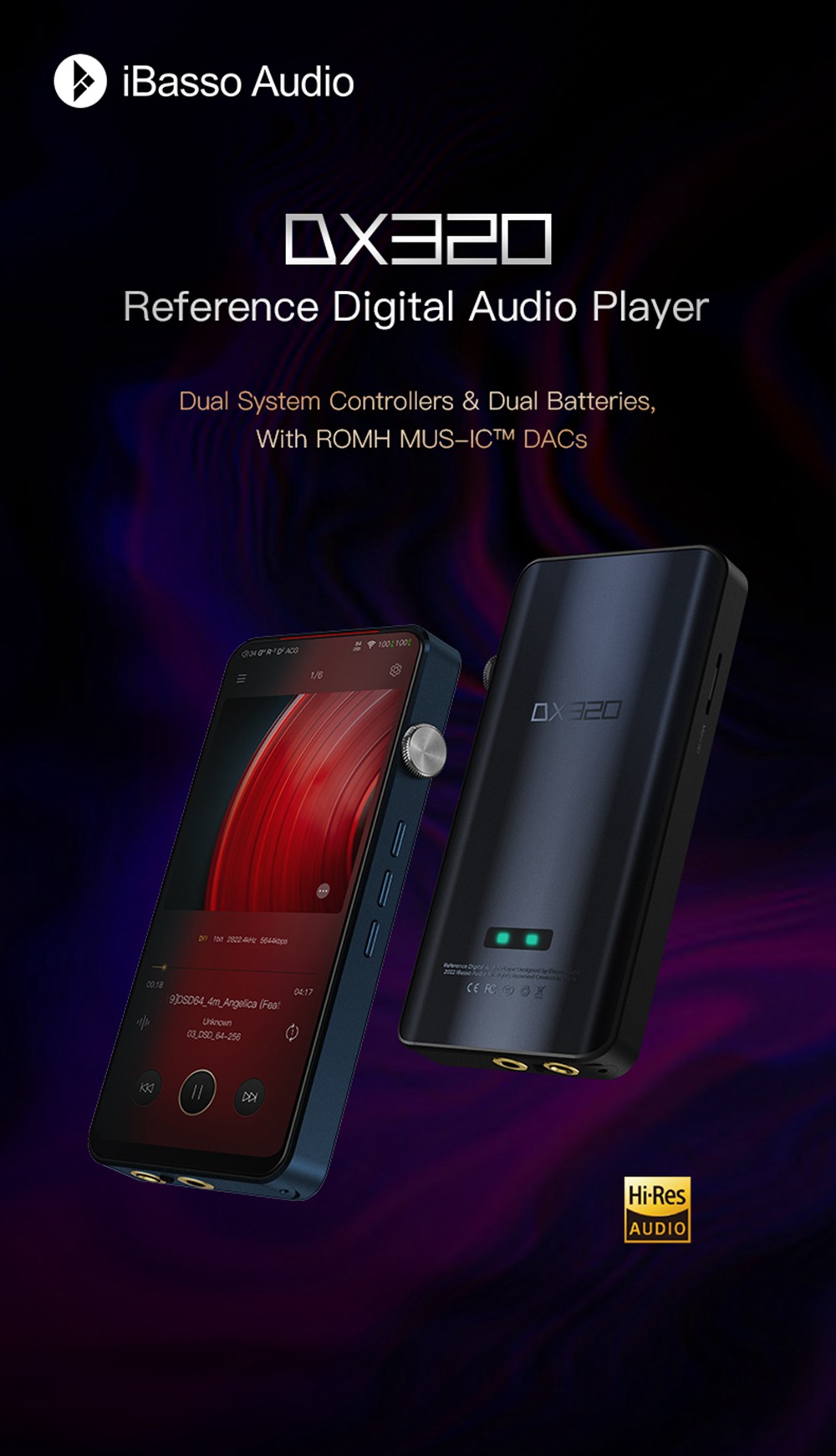 iBasso DX320 Flagship Digital Audio Player-1