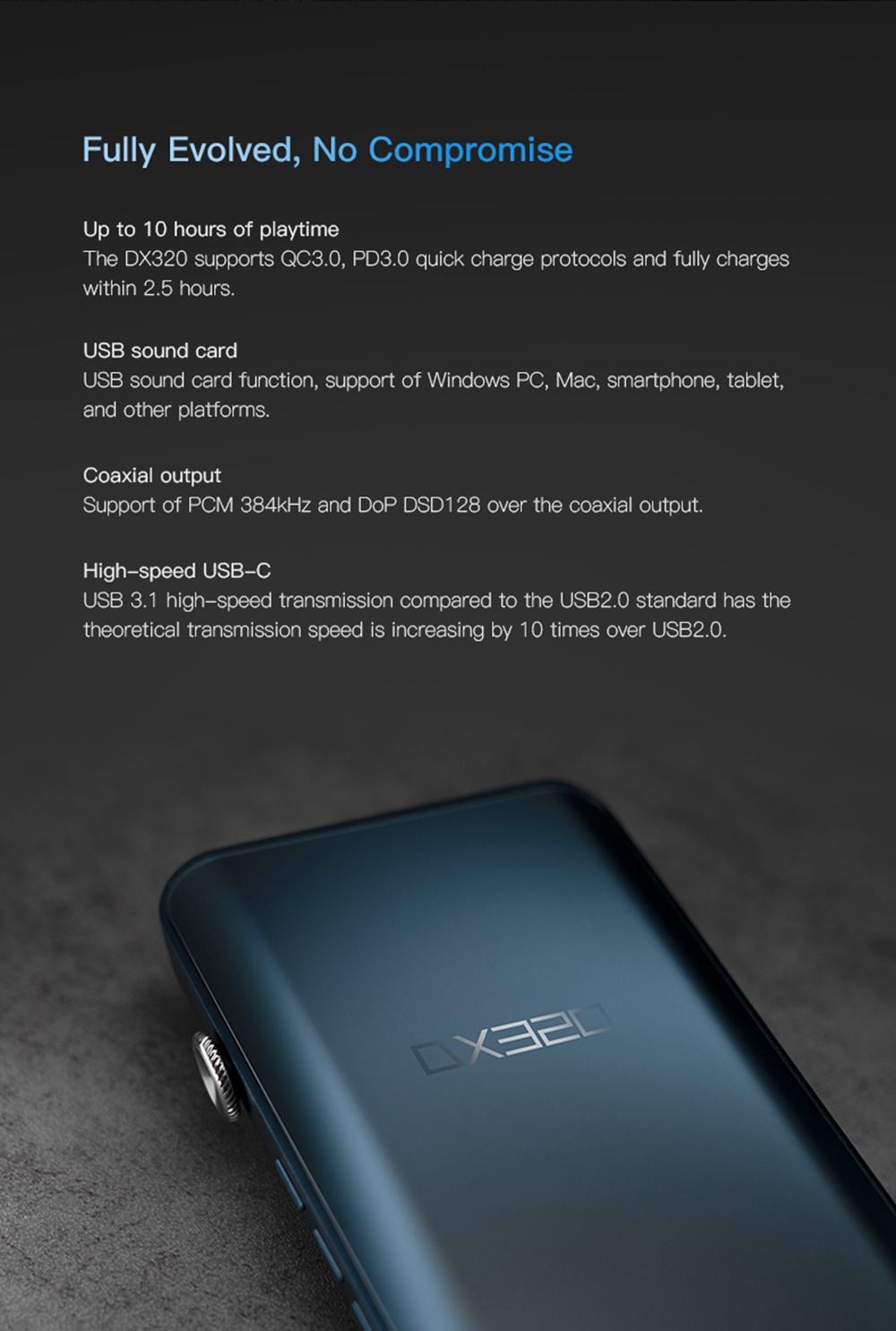 iBasso DX320 Flagship Digital Audio Player-12