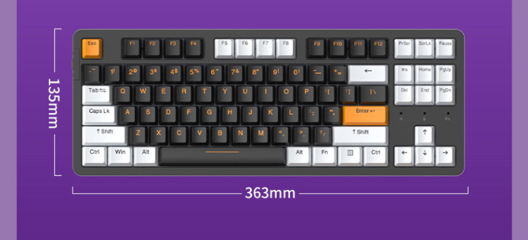 DAREU A87PRO Keyboard Tapelf