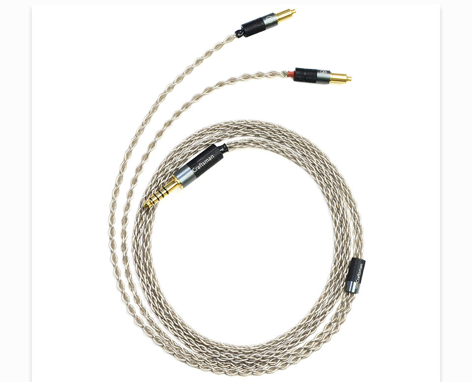 Shure srh1540 5m Balanced Cable Upgrade,4 Pin XLR & 6.35mm,srh1840 srh1440,mmcx 