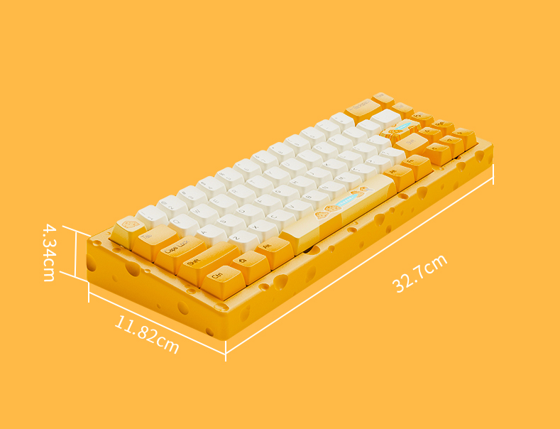 AJAZZ AC067 Cheese Gasket RGB Mechanical Keyboard – mechkeysshop