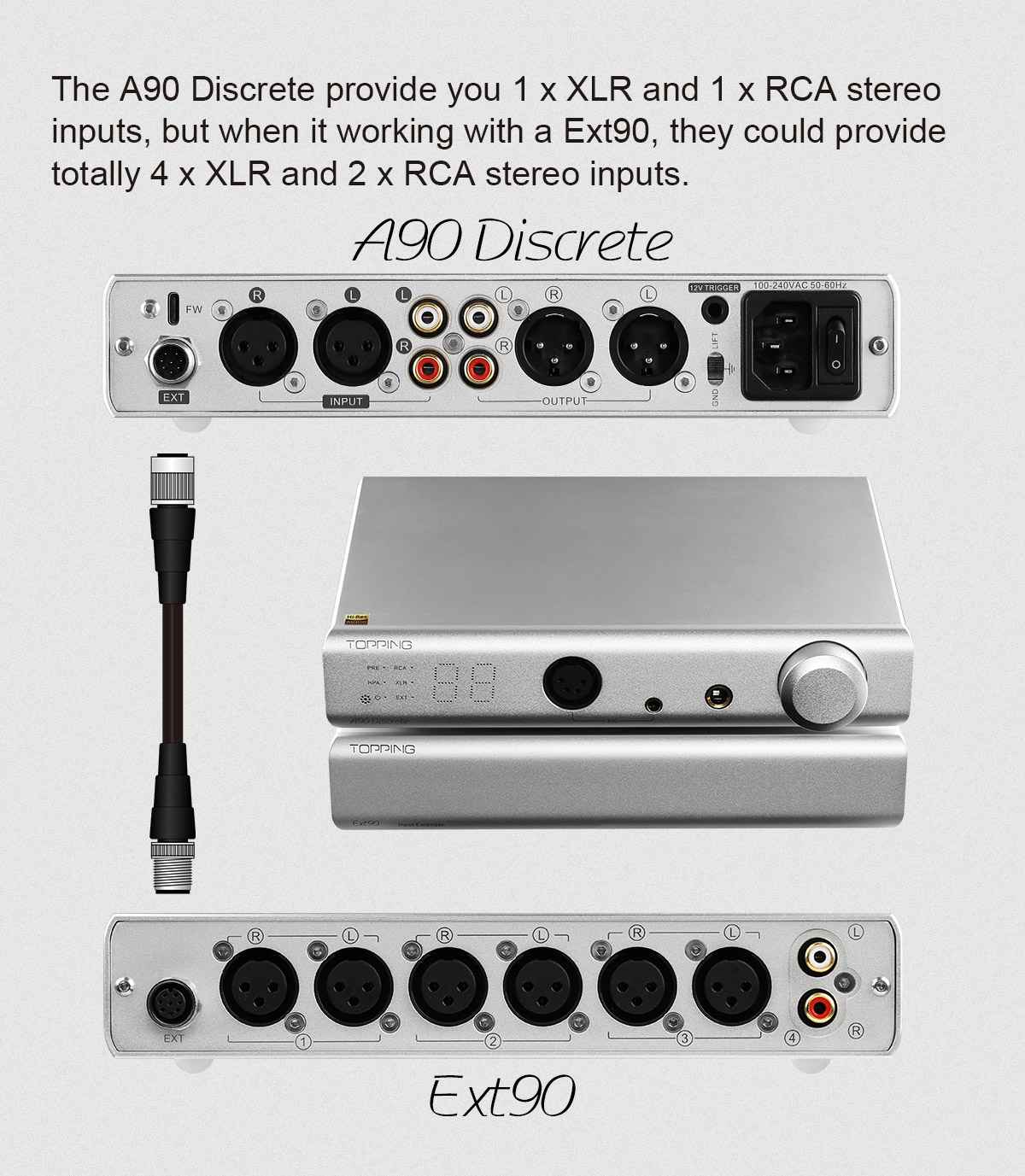 Topping A90 Discrete - Amplificador/Preamp 