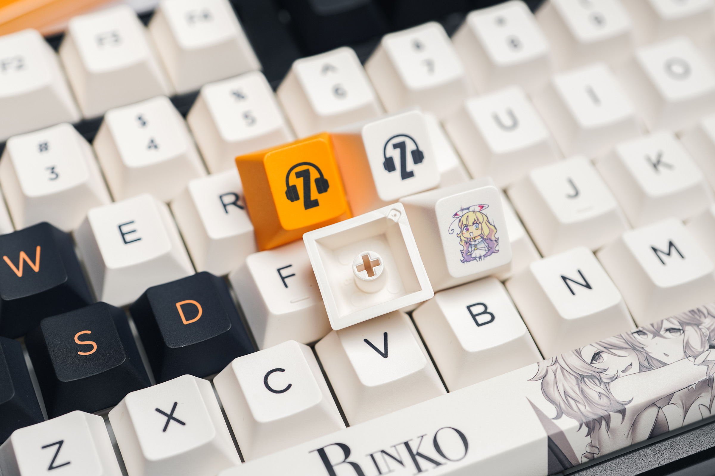 Z Review Rinko Touch Cherry Profile Keycaps Set – mechkeysshop