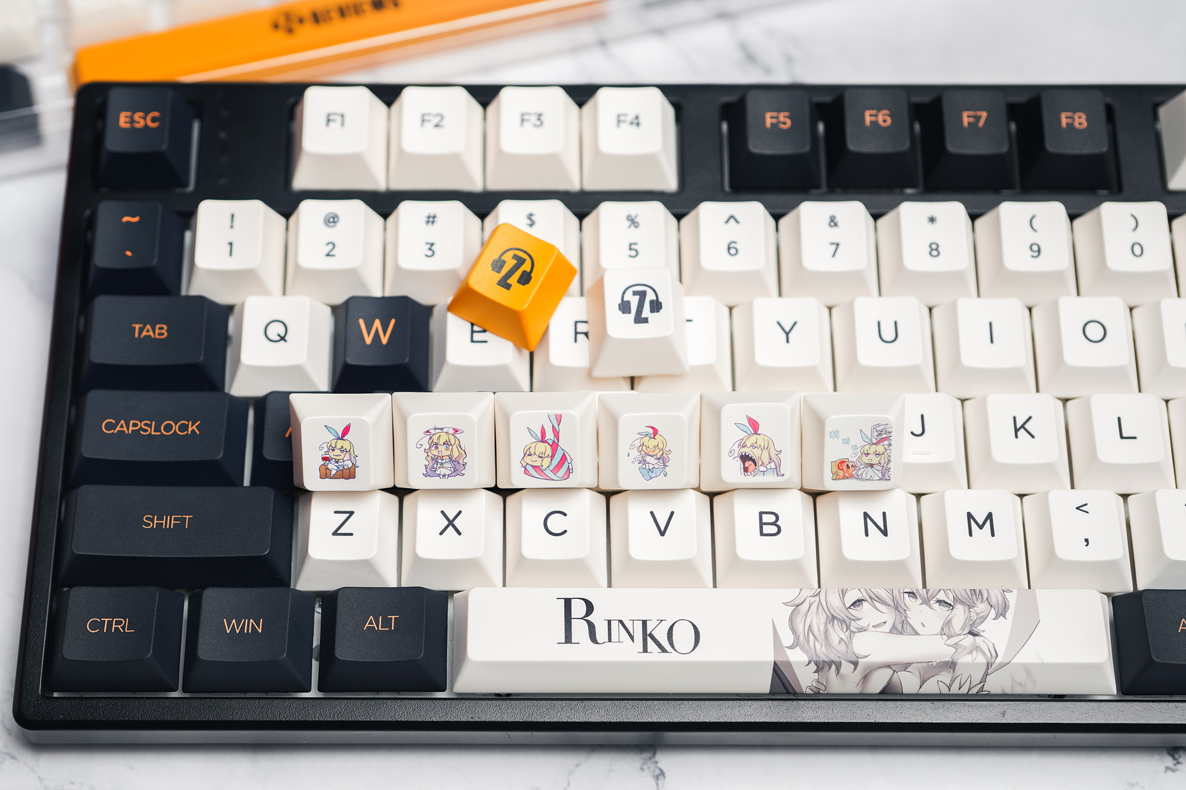 Z Review Rinko Touch Cherry Profile Keycaps Set – mechkeysshop