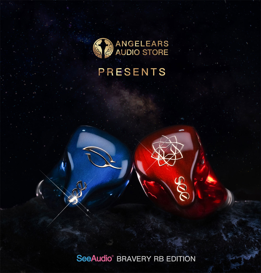 低価格 Red AE Bravery SeeAudio and Edition Blue イヤフォン