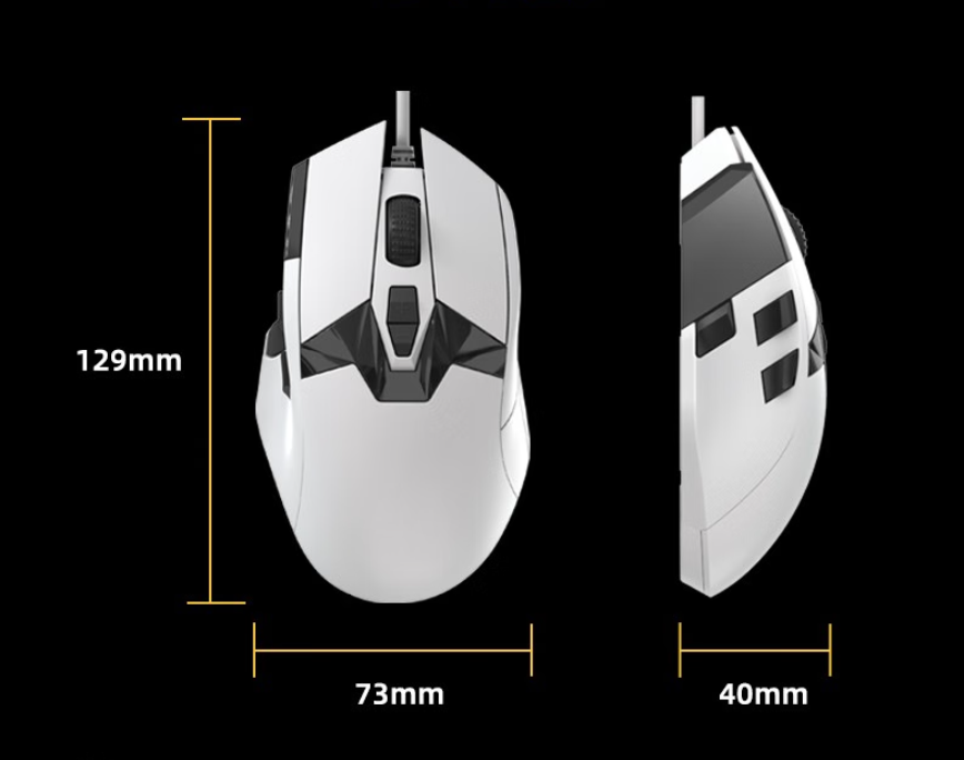 DAREU A980 Wired Mouse-Tapelf