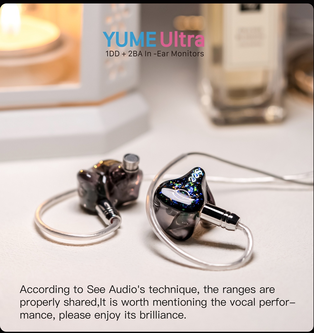 SeeAudio Yume Ultra 1DD+2BA In-Ear Monitors — HiFiGo