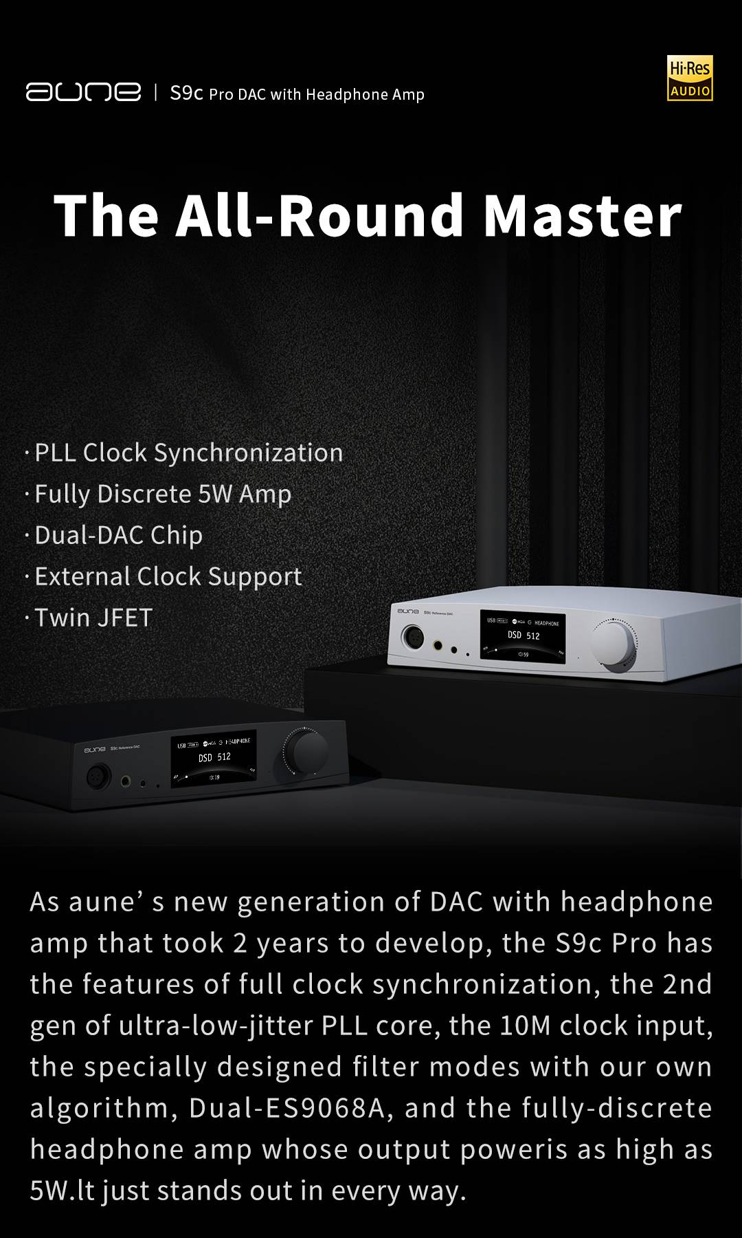 AUNE S9c Pro DAC & Headphone AMP-1