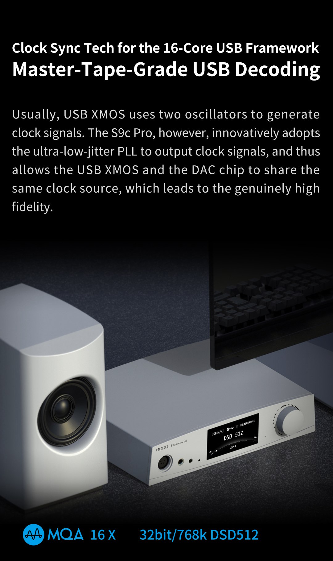 AUNE S9c Pro DAC & Headphone AMP-5
