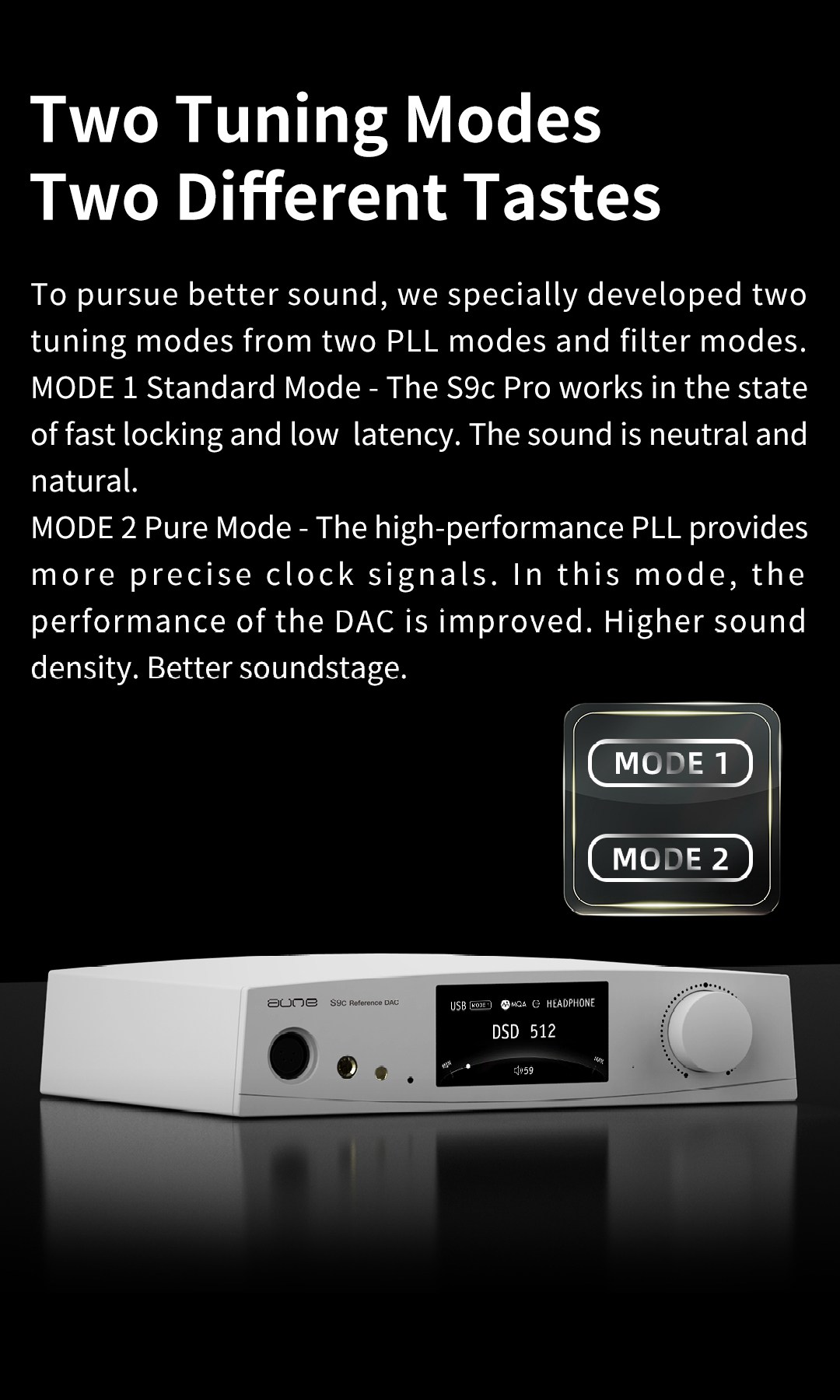 AUNE S9c Pro DAC & Headphone AMP-12