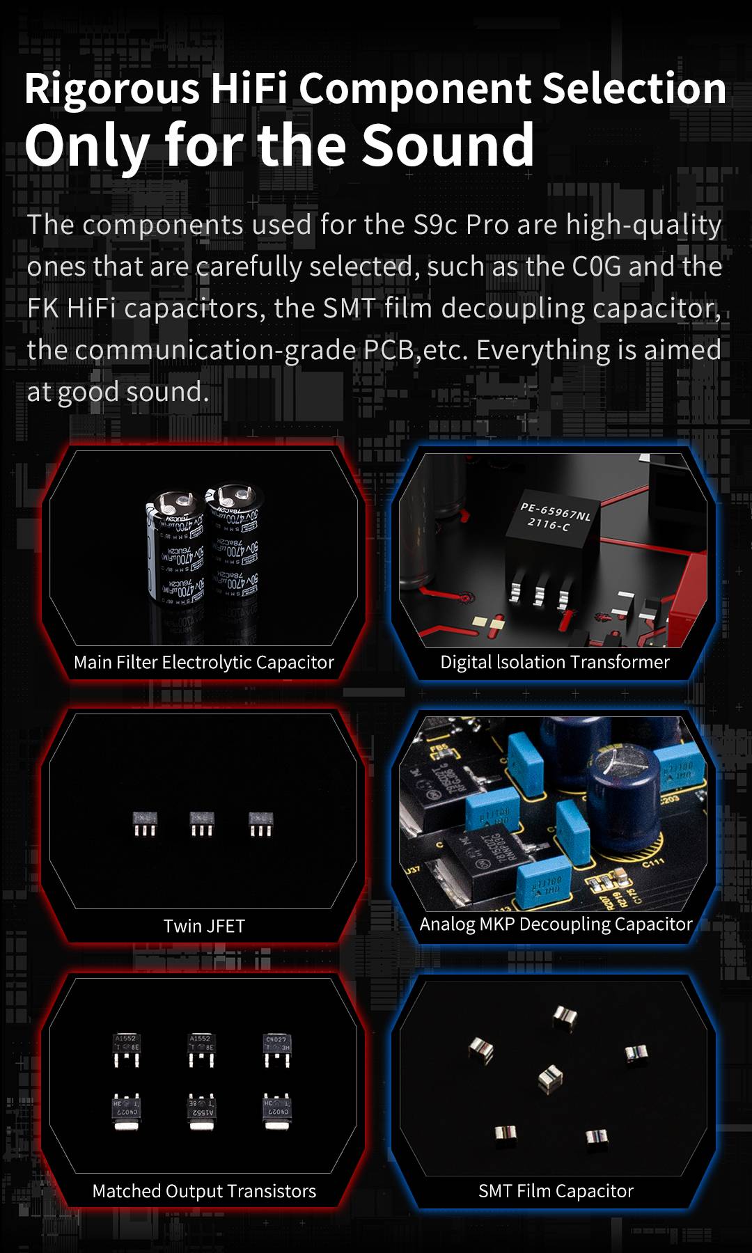 AUNE S9c Pro DAC & Headphone AMP-16