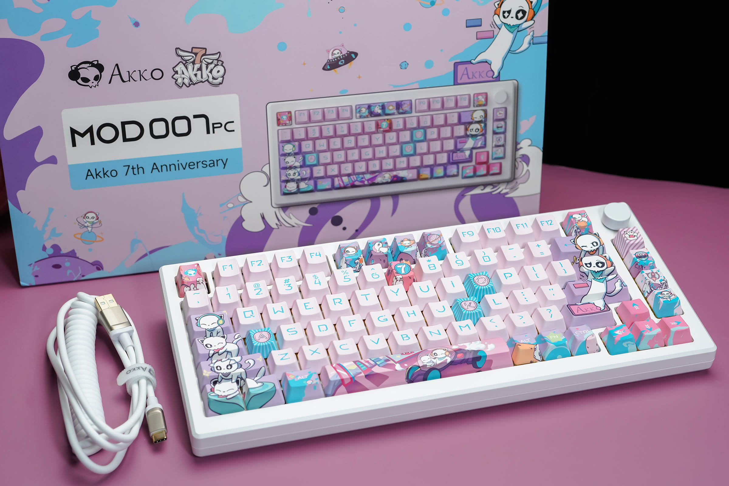Akko MOD007PC 7th Anniversary Mechanical Keyboard-Tapelf