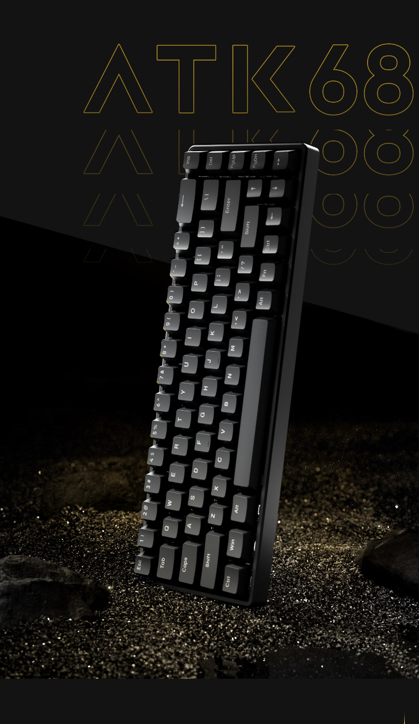 68Key Magnetic Switches Gaming Keyboard Gateron RGB – Awekeys