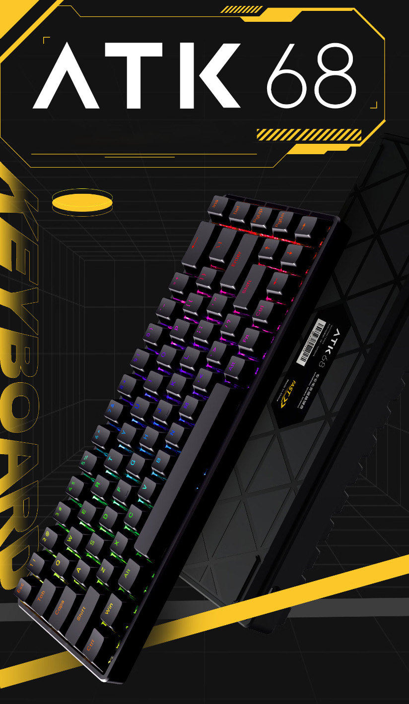 68Key Magnetic Switches Gaming Keyboard Gateron RGB – Awekeys
