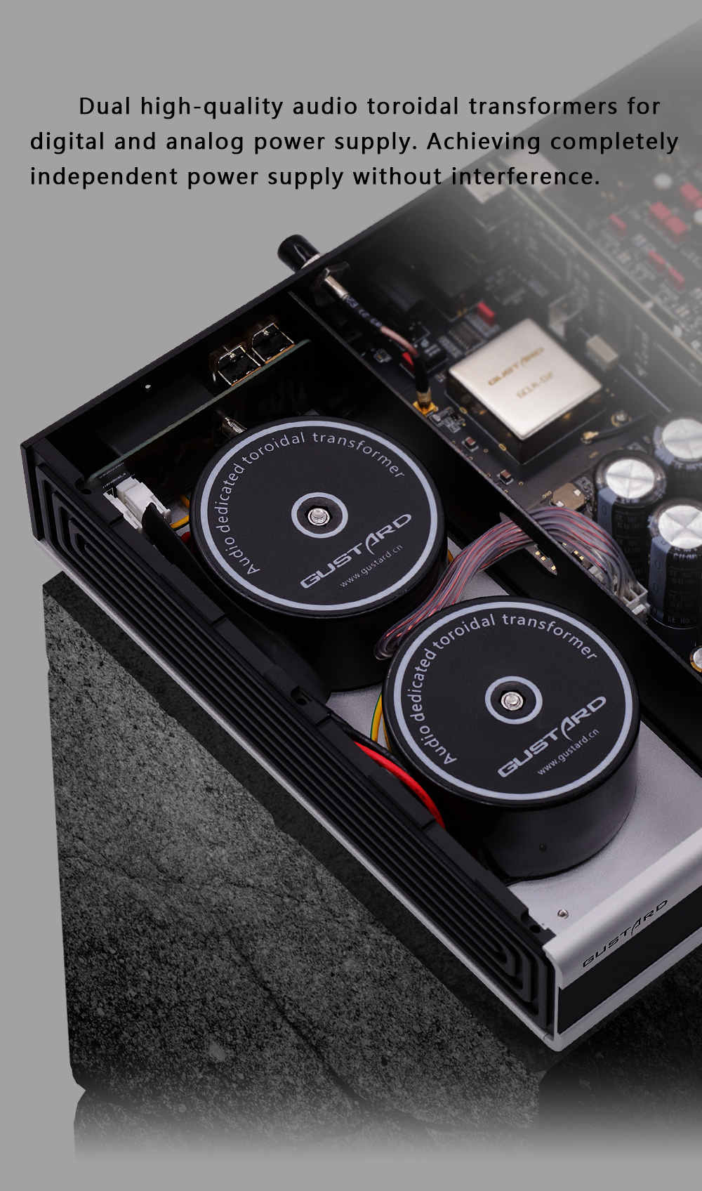 GUSTARD X26III Network Streamer ES9039SPRO X2 Digital to Analog