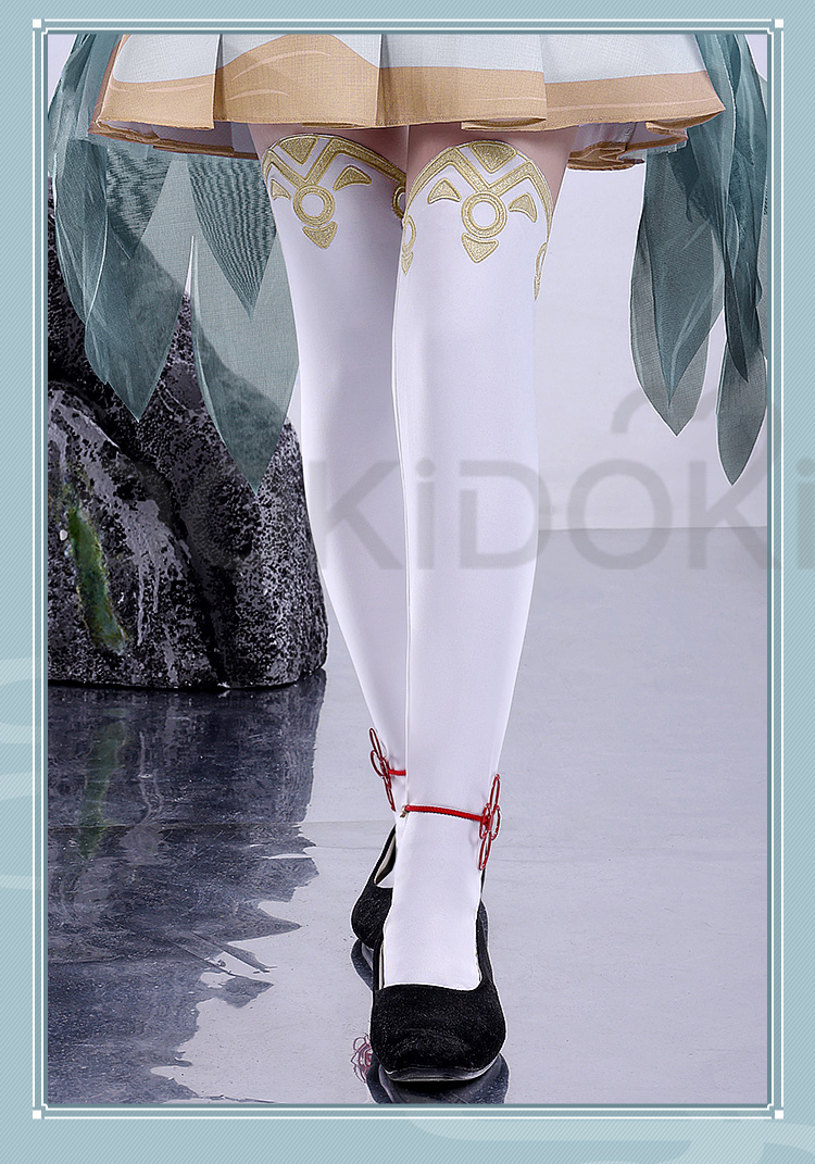 CoCos-SSS Game Genshin Impact Young Shenhe Cosplay Costume Lonesome  Transcendence Shenhe Little Girl Costume